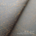 Tissu en cuir de daim de composé d&#39;estampillage d&#39;or pour le sofa